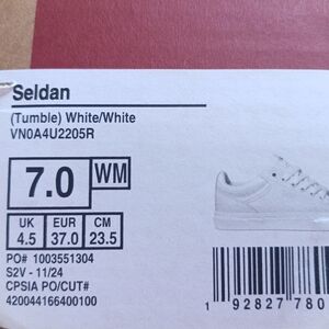 Vans Seldan White Sneakers